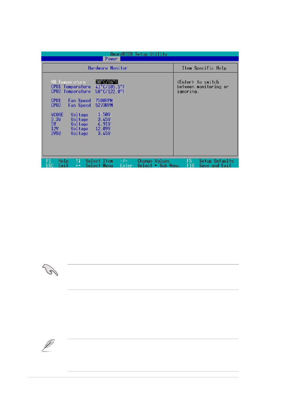 2 hardware monitor | Asus Motherboard PR-DLS533 User Manual | Page 86 / 142