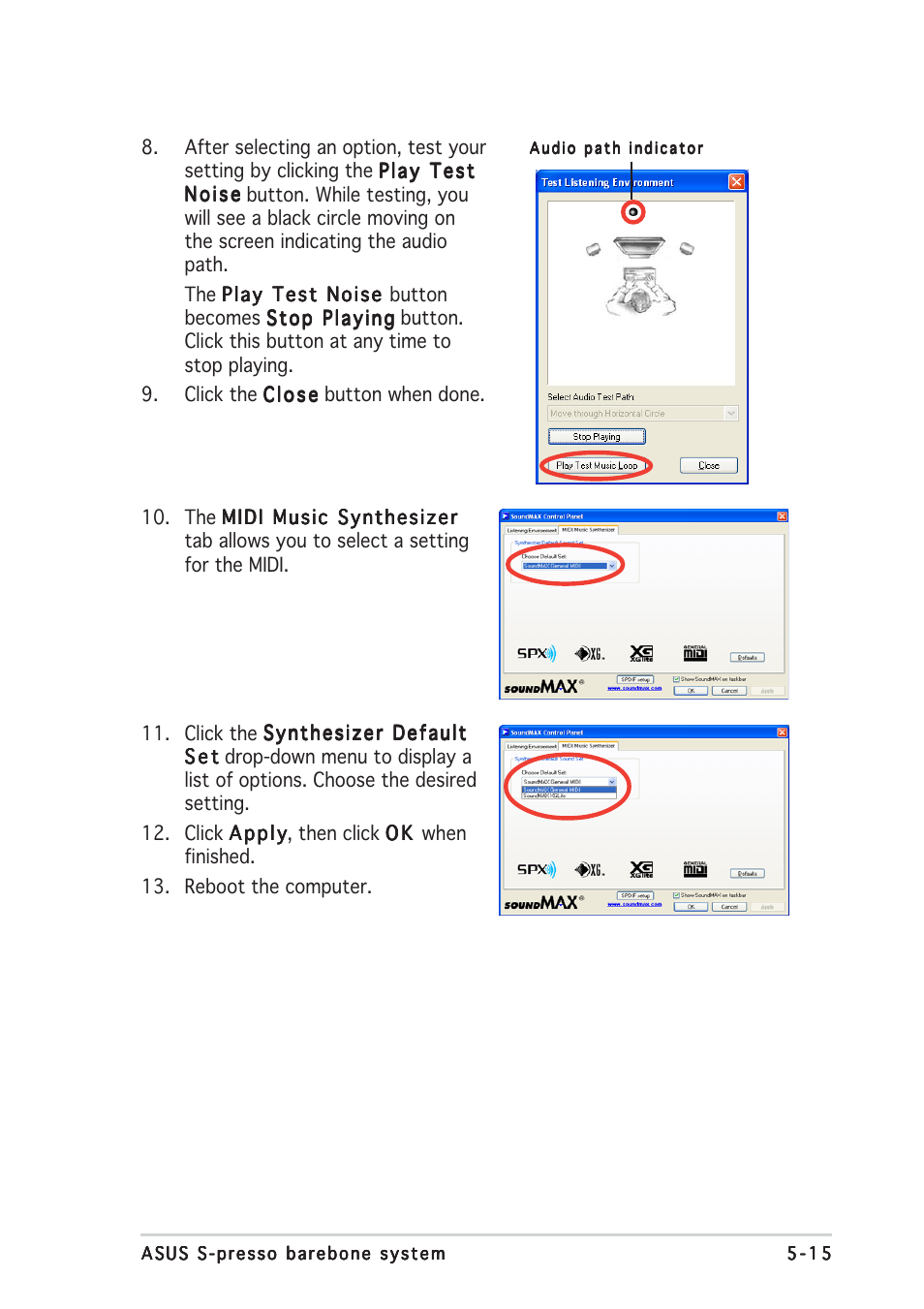 Asus Multimedia System S-presso User Manual | Page 105 / 106