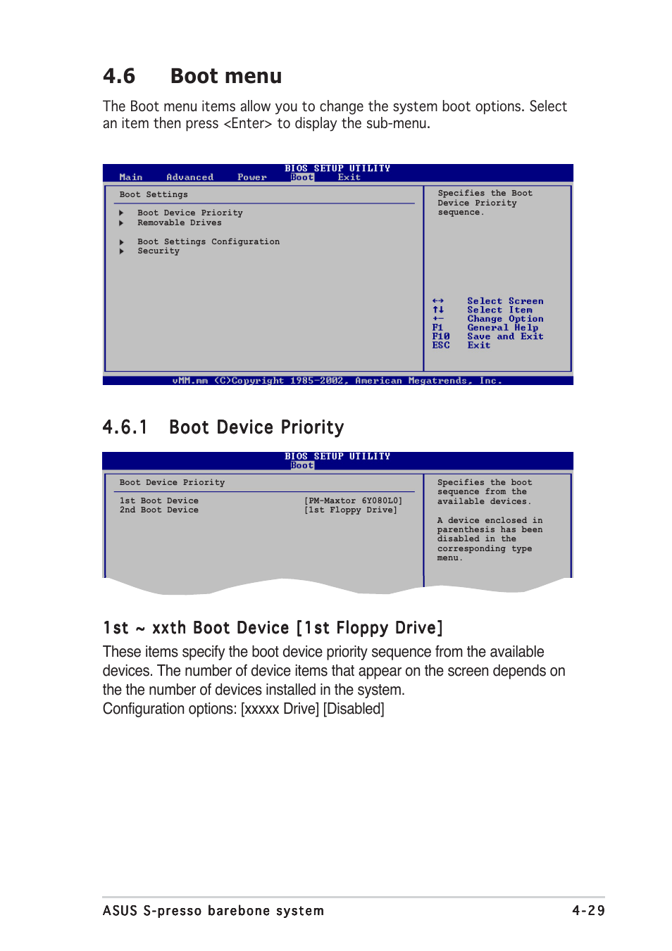 6 boot menu | Asus Multimedia System S-presso User Manual | Page 83 / 106