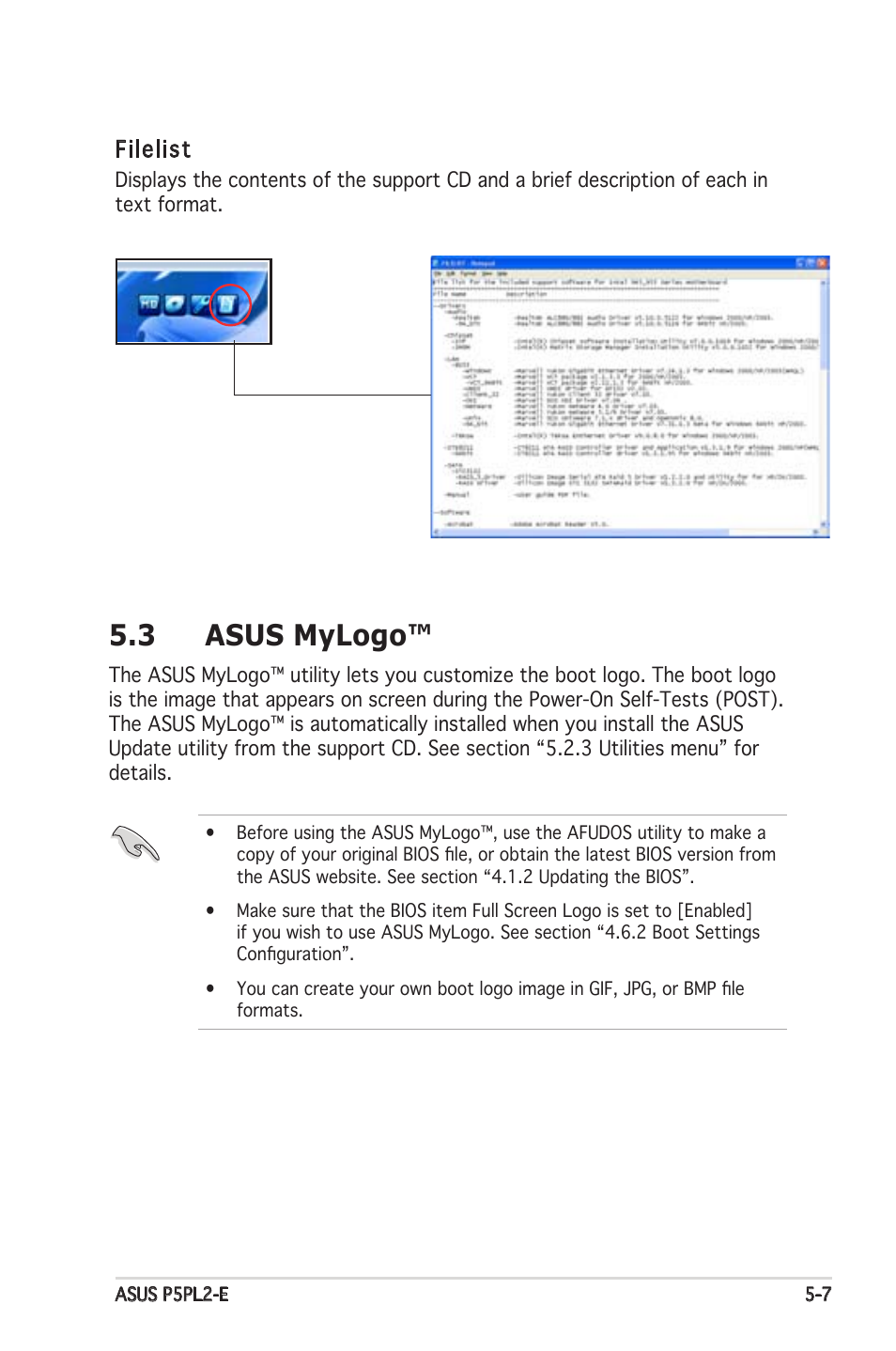 3 asus mylogo | Asus Motherboard P5PL2-E User Manual | Page 107 / 116