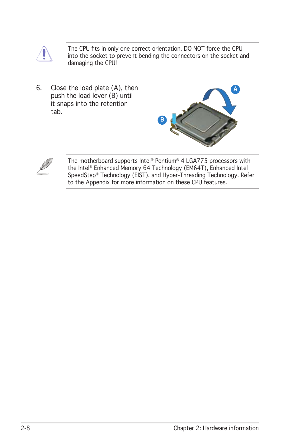 Asus Motherboard P5PL2-E User Manual | Page 28 / 116