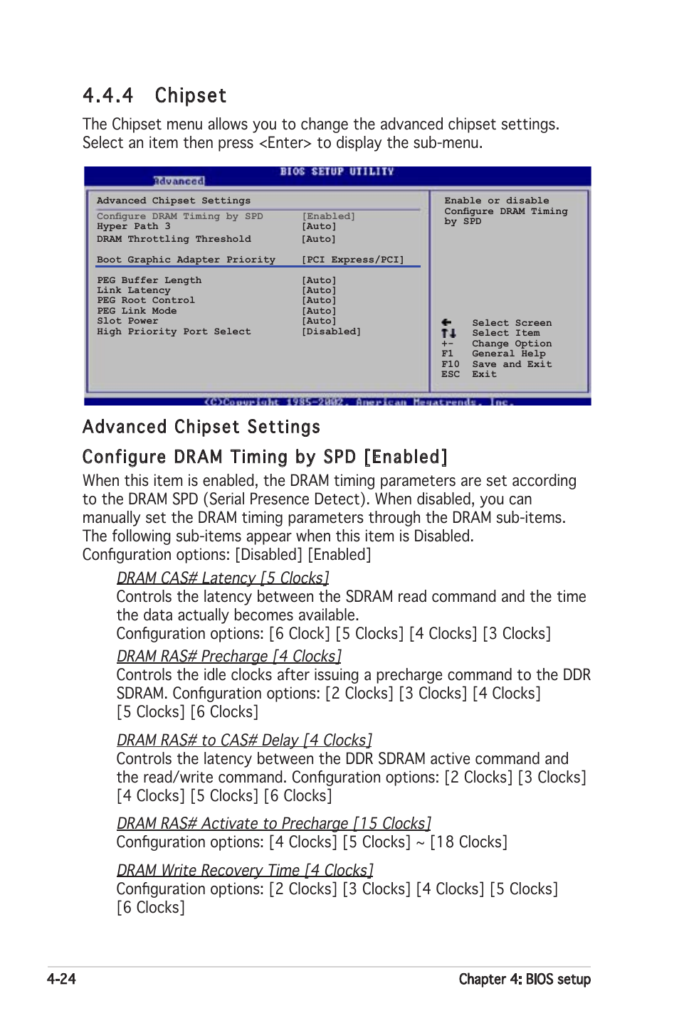 4 chipset | Asus Motherboard P5PL2-E User Manual | Page 80 / 116