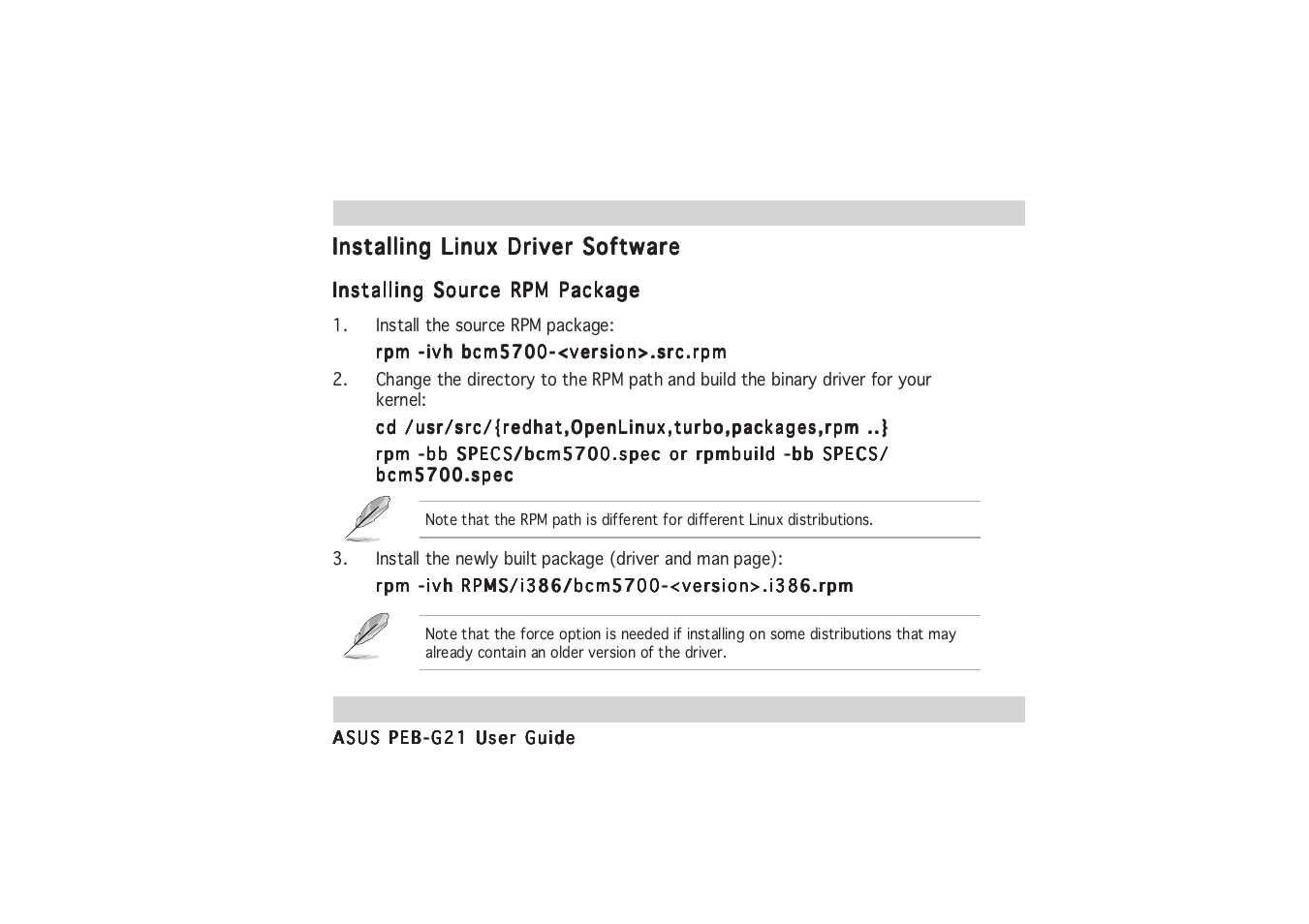 Asus PCI Express x1 Network Interface PEB-G21 User Manual | Page 23 / 42