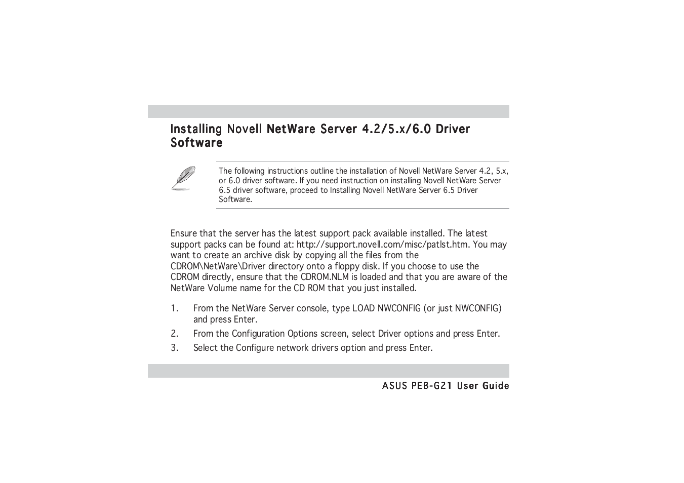 Asus PCI Express x1 Network Interface PEB-G21 User Manual | Page 26 / 42