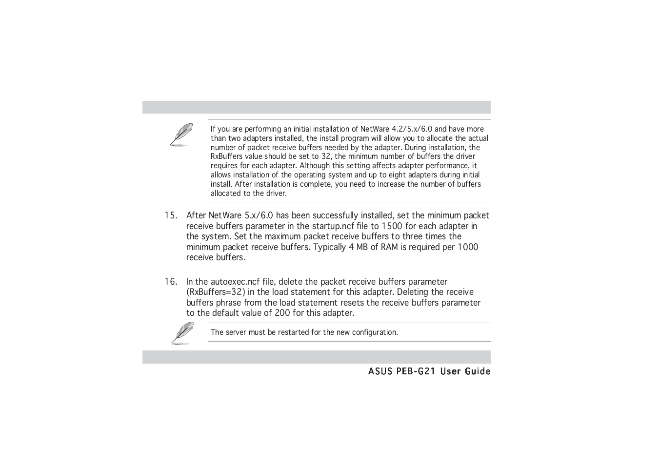 Asus PCI Express x1 Network Interface PEB-G21 User Manual | Page 28 / 42