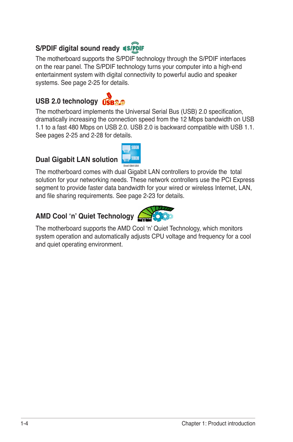 Asus CROSSHAIR E2711 User Manual | Page 20 / 174