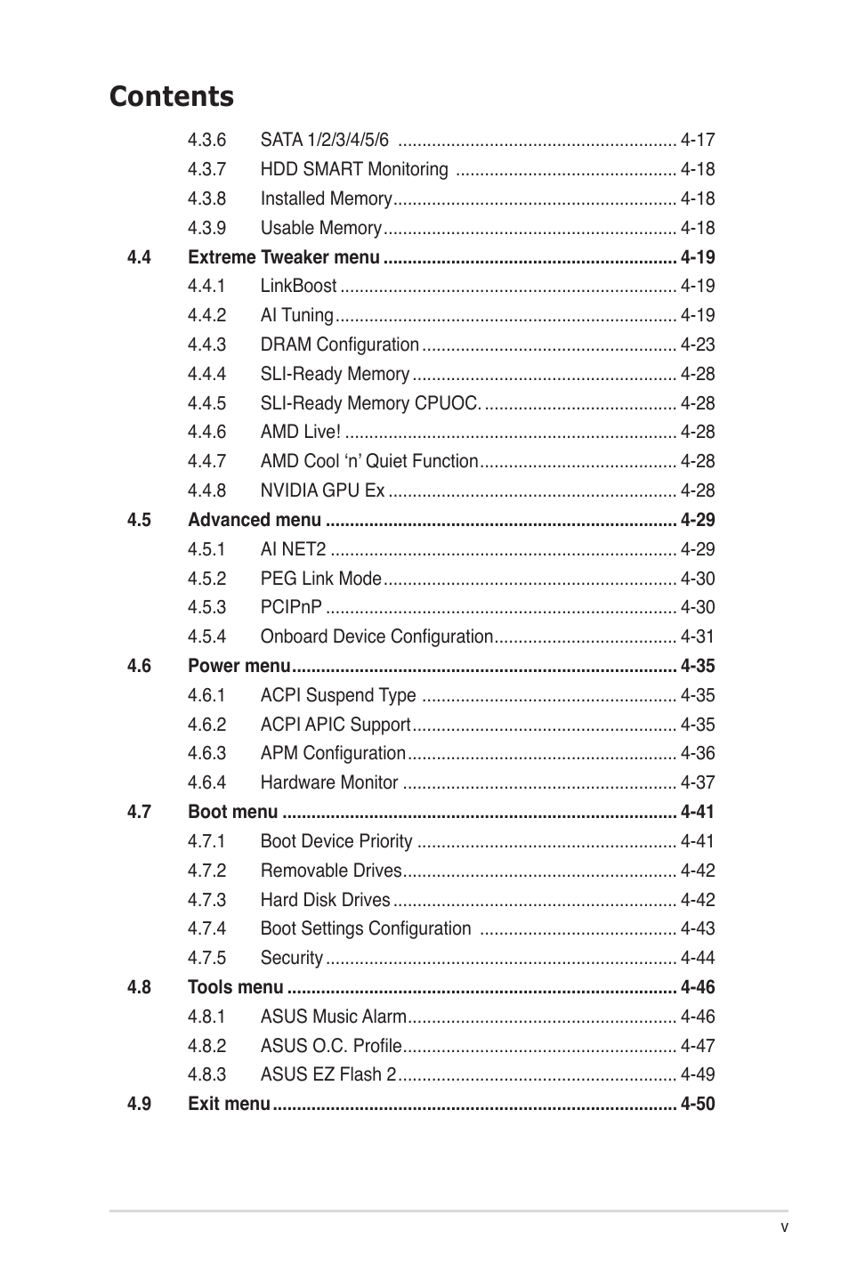 Asus CROSSHAIR E2711 User Manual | Page 5 / 174