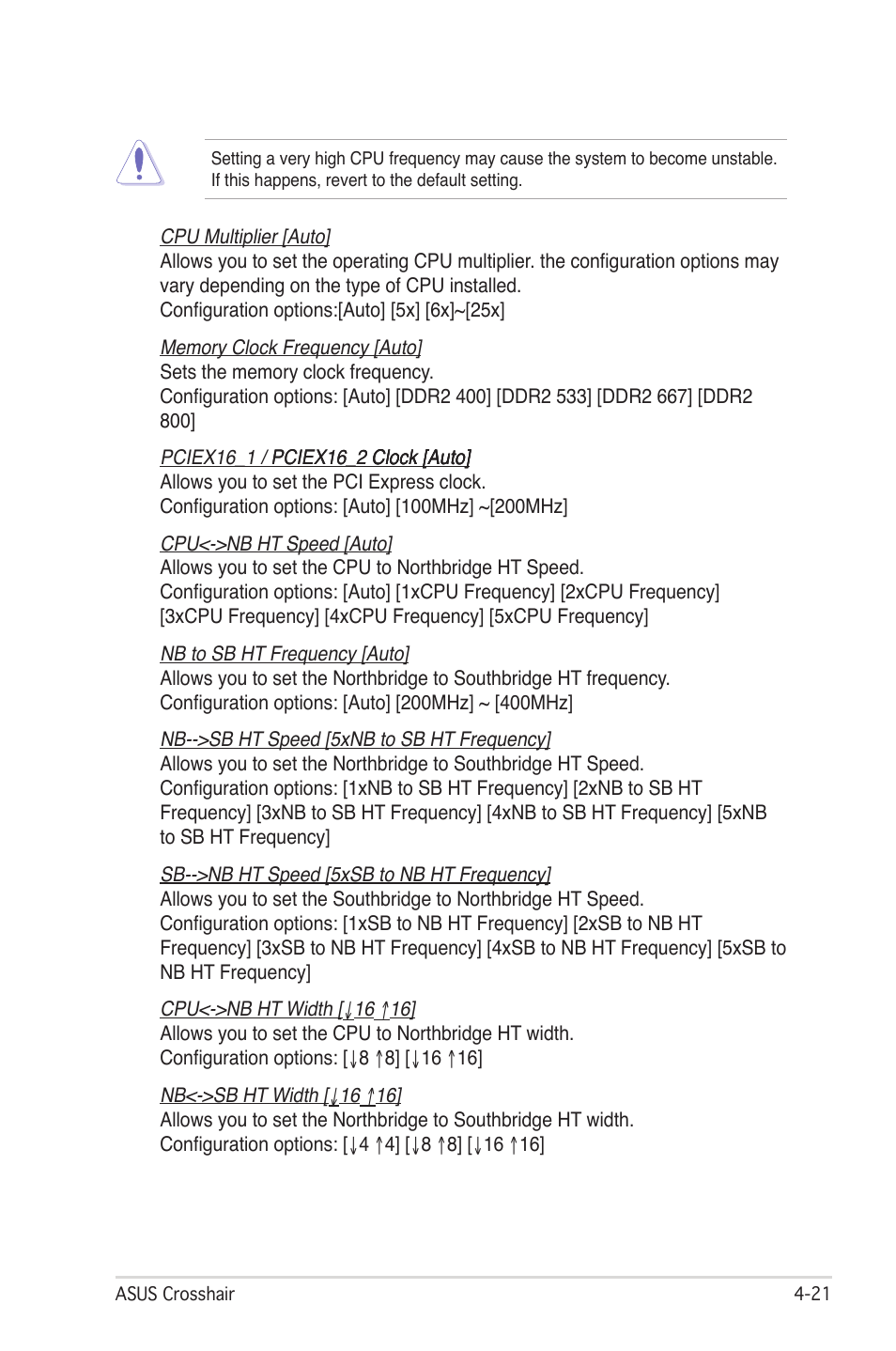 Asus CROSSHAIR E2711 User Manual | Page 89 / 174