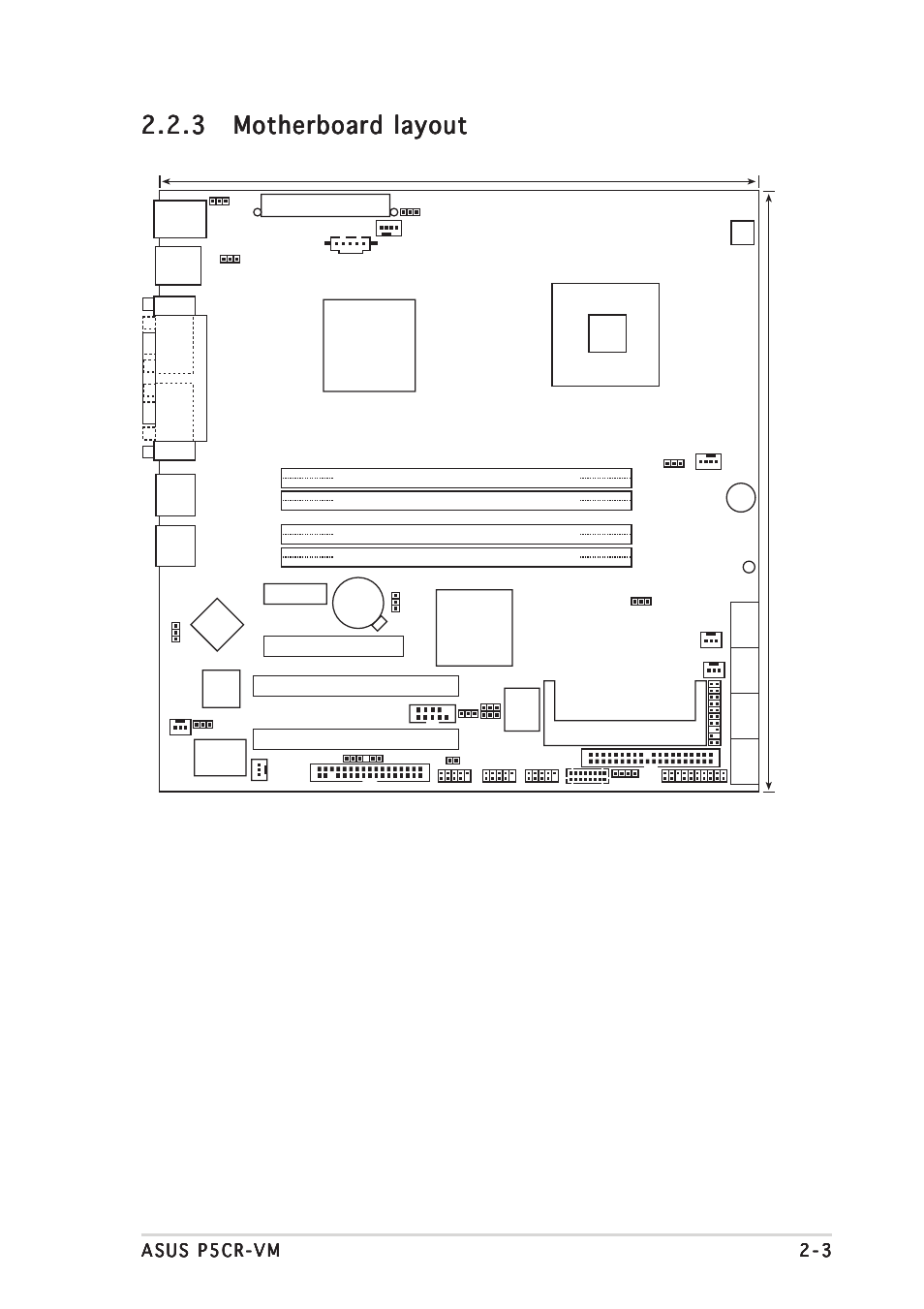 25cm (9.8in), Atxpwr1 | Asus Motherboard P5CR-VM User Manual | Page 23 / 102