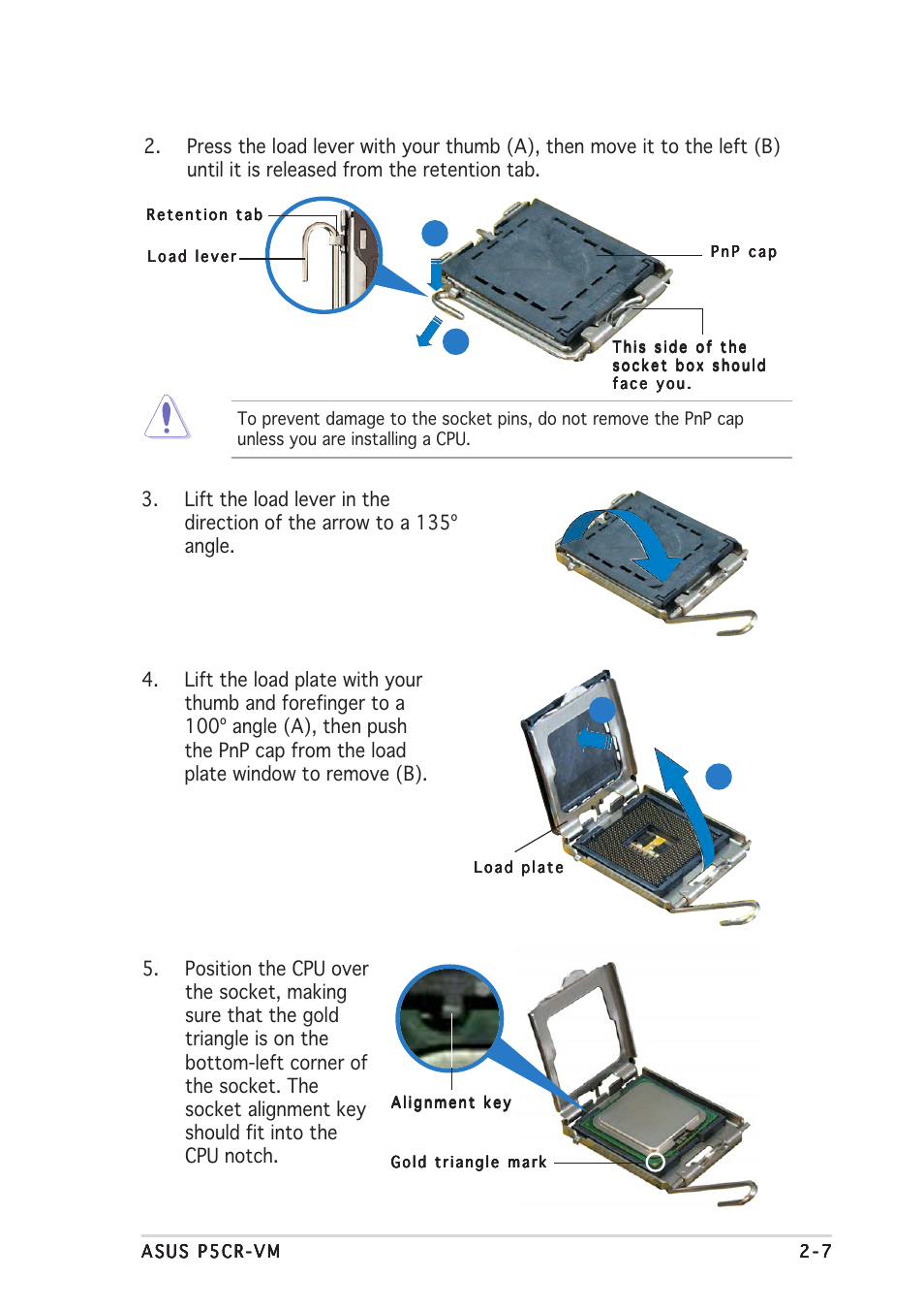 Asus Motherboard P5CR-VM User Manual | Page 27 / 102