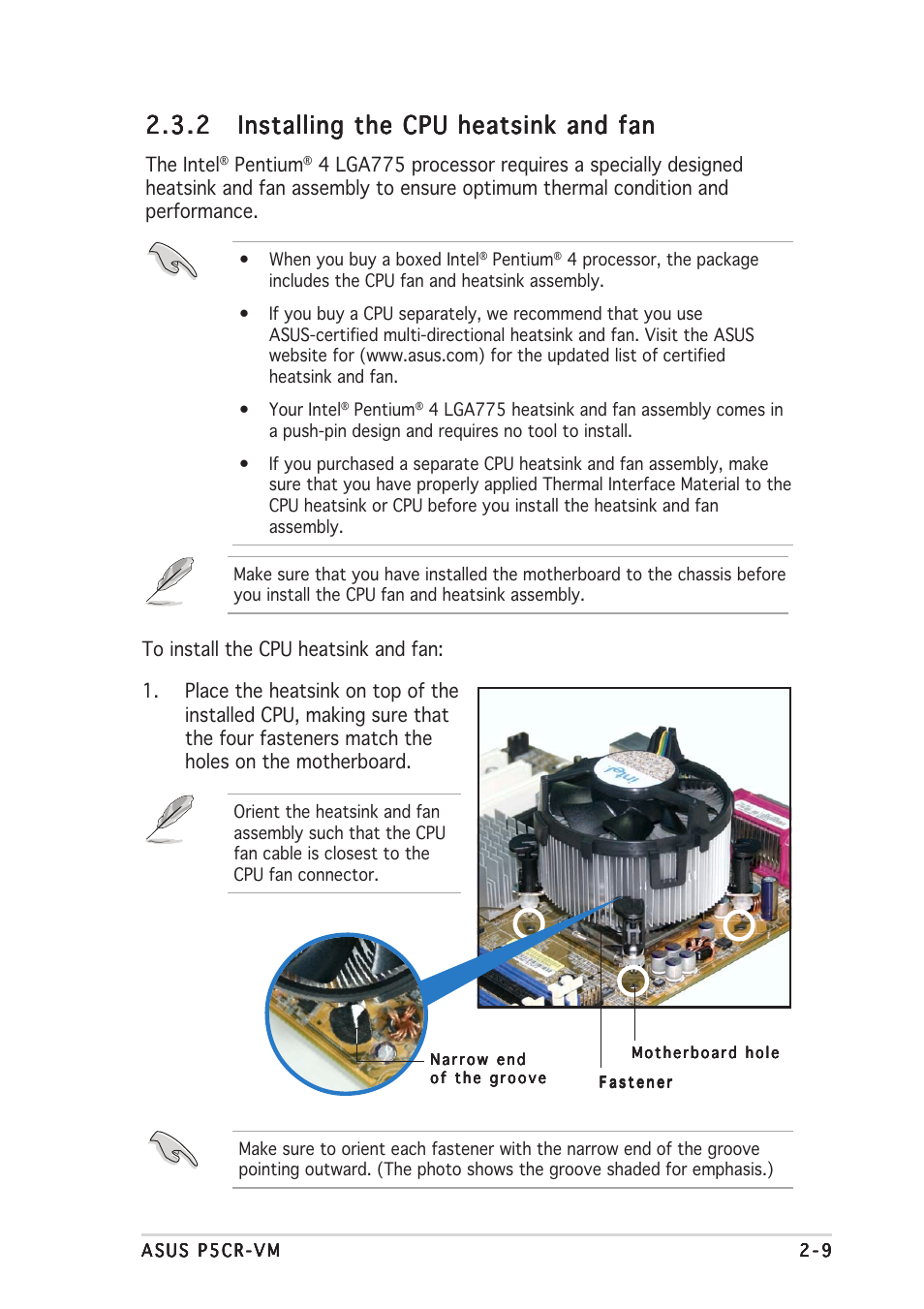 Asus Motherboard P5CR-VM User Manual | Page 29 / 102