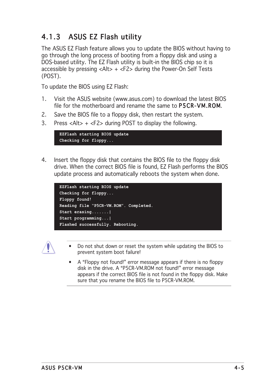 Asus Motherboard P5CR-VM User Manual | Page 65 / 102