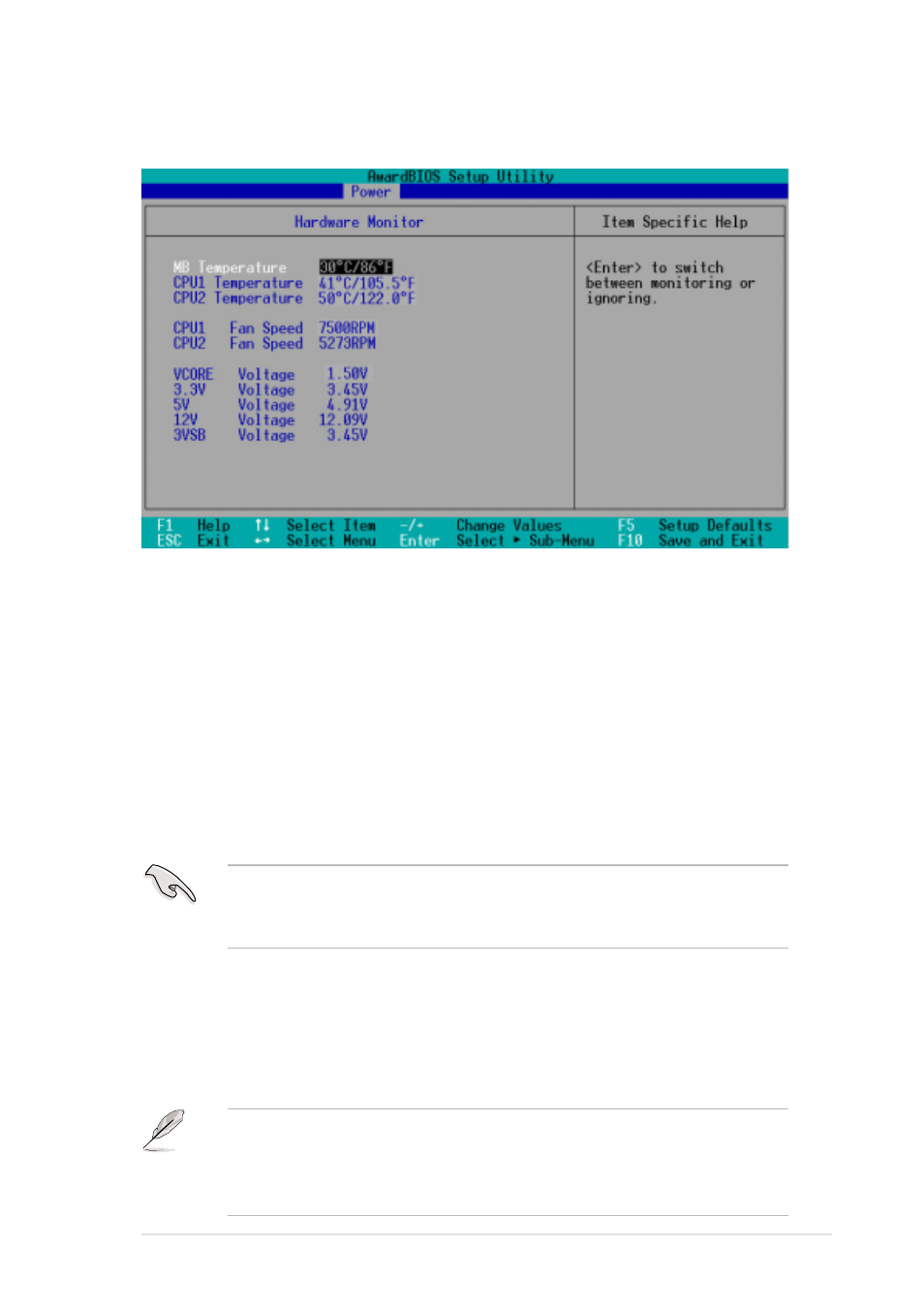 2 hardware monitor | Asus AP2400R-E1 User Manual | Page 101 / 116