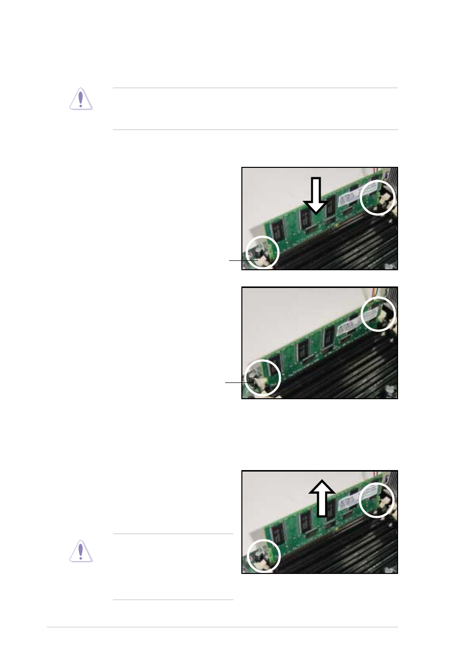 2 installing a dimm, 3 removing a dimm | Asus AP2400R-E1 User Manual | Page 28 / 116