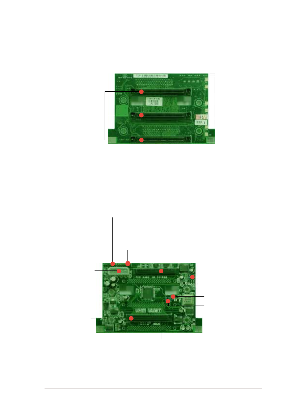 2 scsi backplanes, View from front panel view from rear panel | Asus AP2400R-E1 User Manual | Page 39 / 116