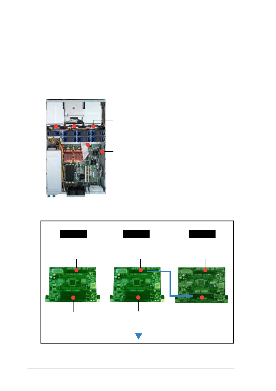 3 scsi hdd configurations, Scsi hdd configuration 1 | Asus AP2400R-E1 User Manual | Page 40 / 116