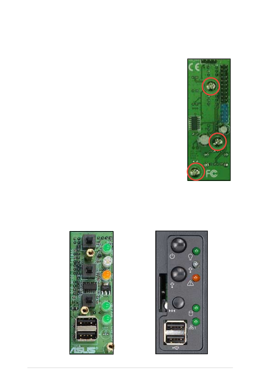 5 front panel led and switch board | Asus AP2400R-E1 User Manual | Page 50 / 116