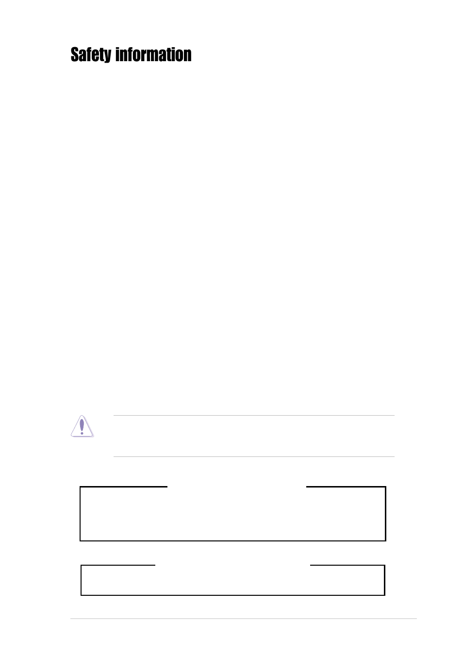 Safety information, Electrical safety, Operation safety | Class 1 laser product | Asus AP2400R-E1 User Manual | Page 7 / 116