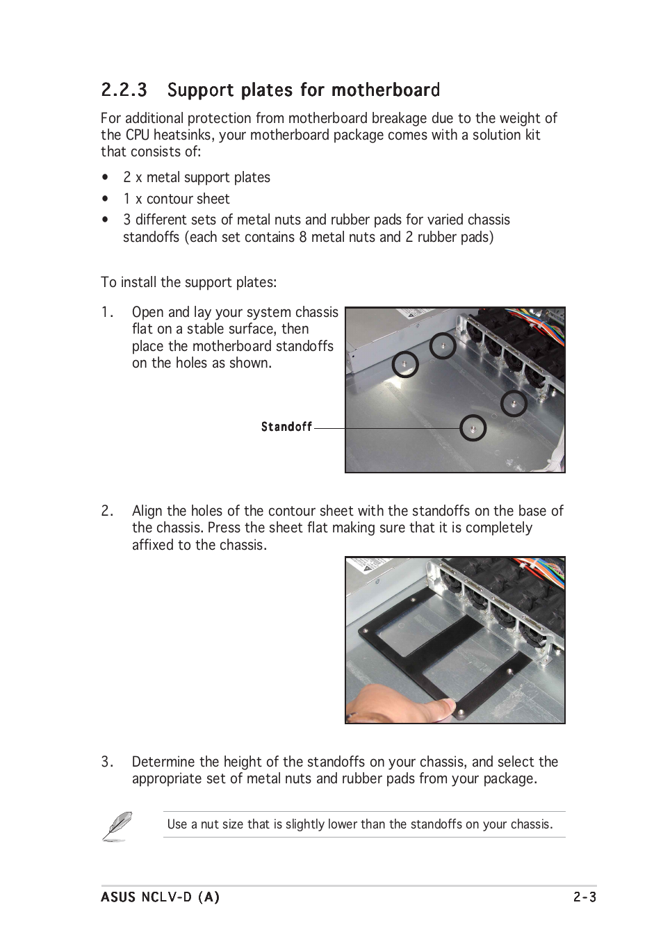 Asus Motherboard NCLV-D (A) User Manual | Page 23 / 104