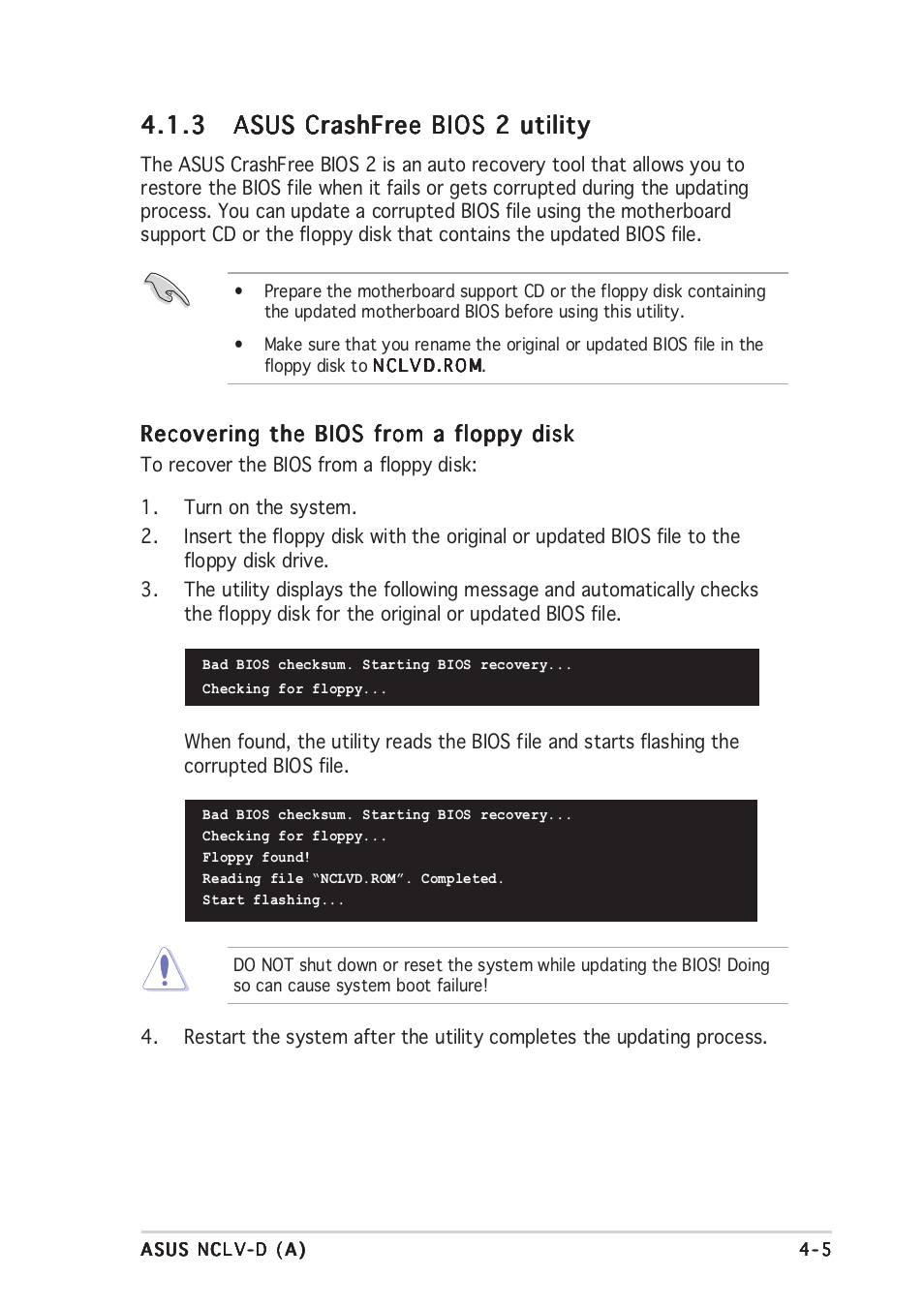 Asus Motherboard NCLV-D (A) User Manual | Page 67 / 104