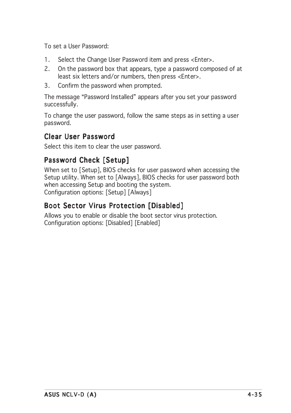 Asus Motherboard NCLV-D (A) User Manual | Page 97 / 104