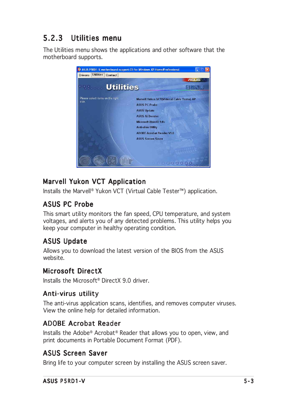 Asus Motherboard P5RD1-V User Manual | Page 103 / 128