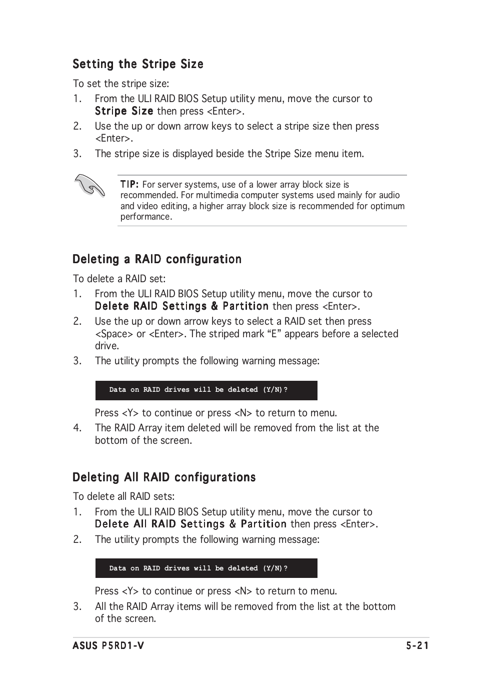 Asus Motherboard P5RD1-V User Manual | Page 121 / 128