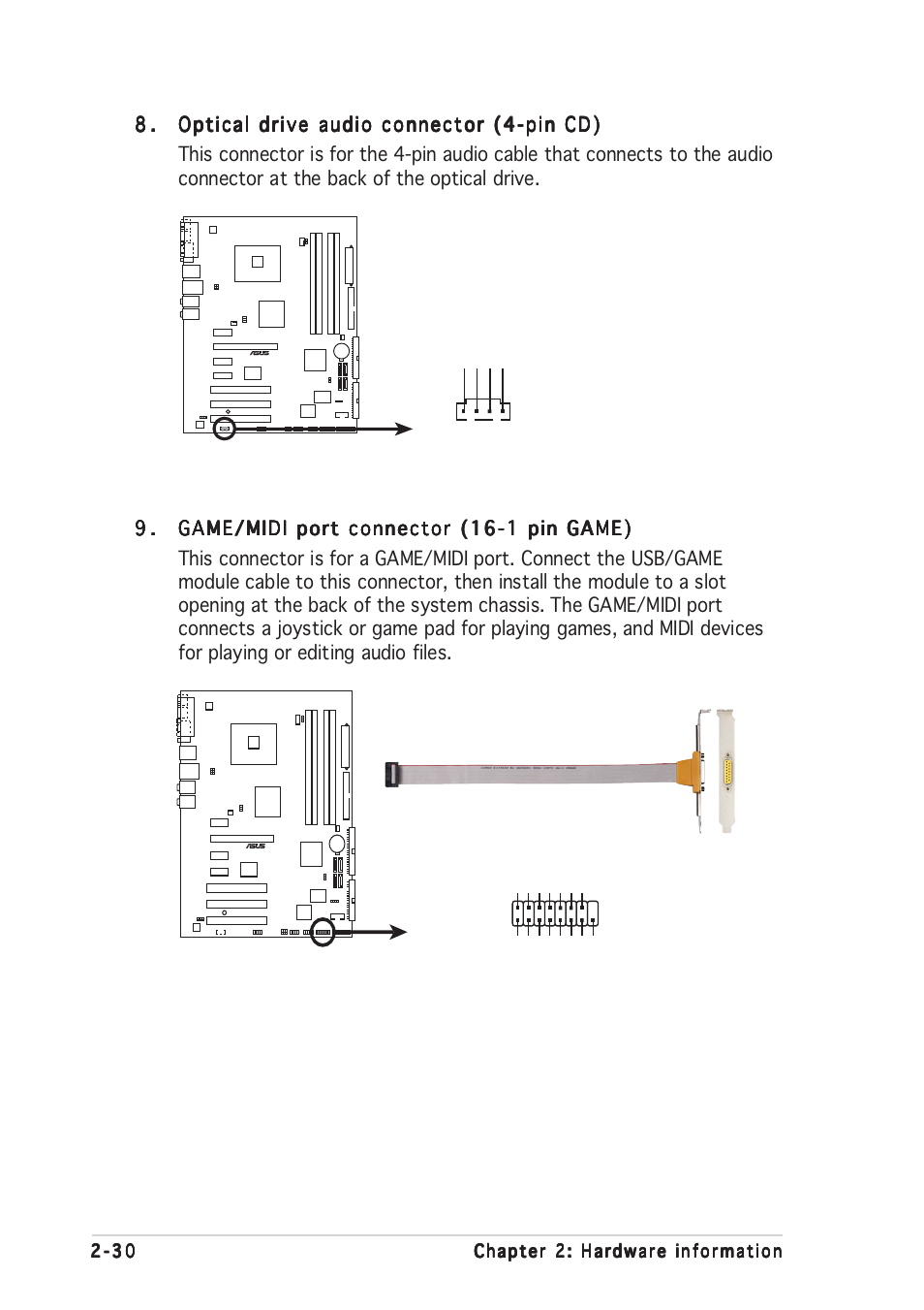 P5rd1-v game connector game | Asus Motherboard P5RD1-V User Manual | Page 50 / 128