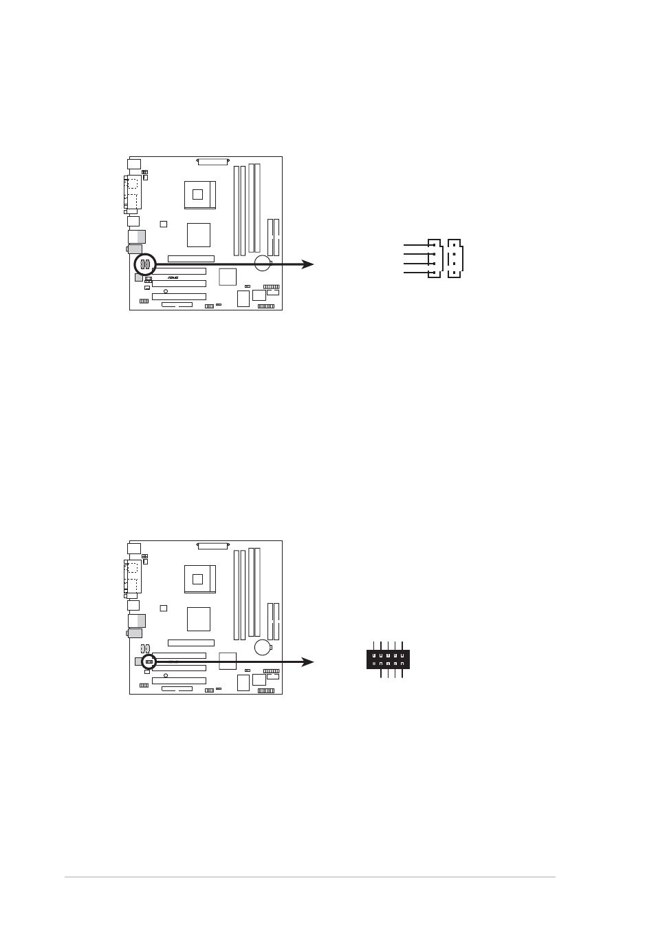 20 chapter 1: product introduction, P4sgx-mx internal audio connectors, P4sgx-mx mdc header mdc | Asus P4SGX-MX User Manual | Page 30 / 64