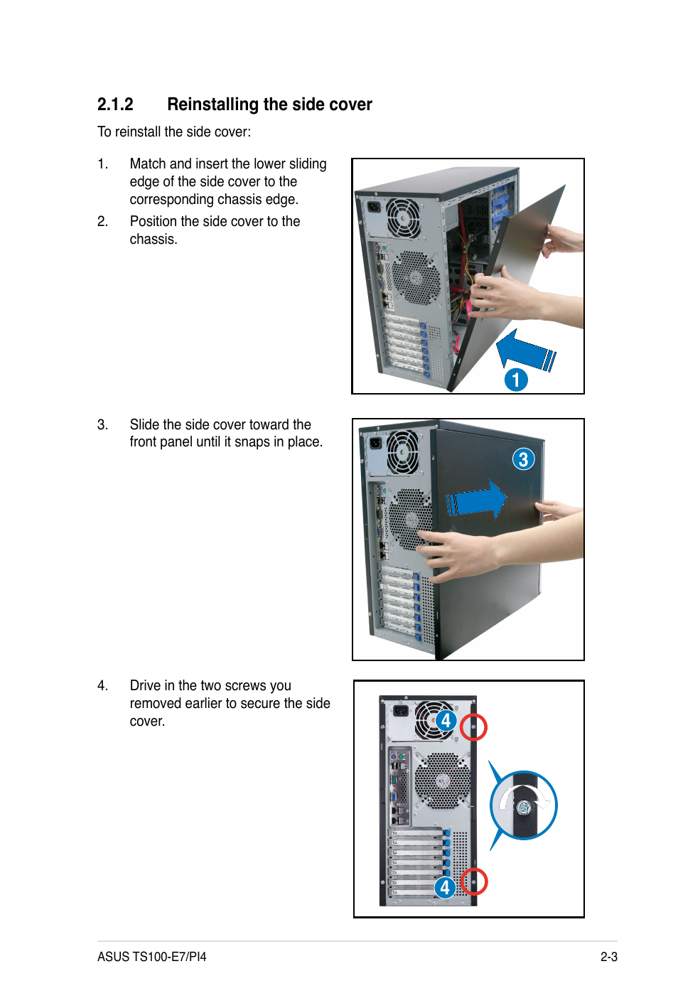 Asus TS100-E7 User Manual | Page 23 / 134