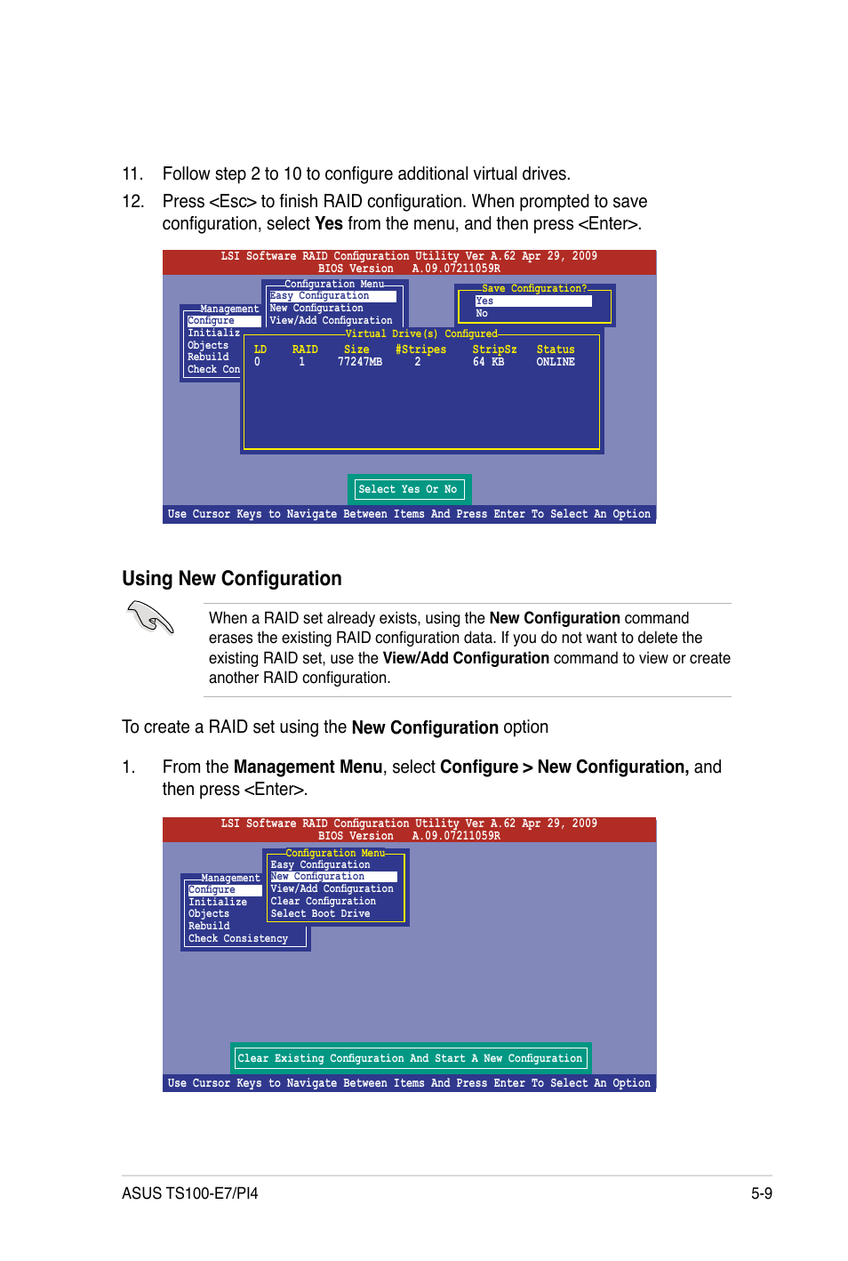 Using new configuration | Asus TS100-E7 User Manual | Page 93 / 134