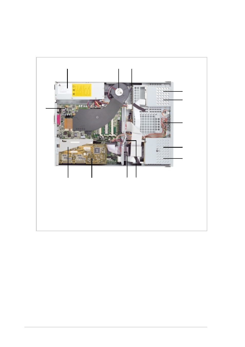 Internal components | Asus DualPentum III 1U Rackmount Server AP1400R User Manual | Page 22 / 44