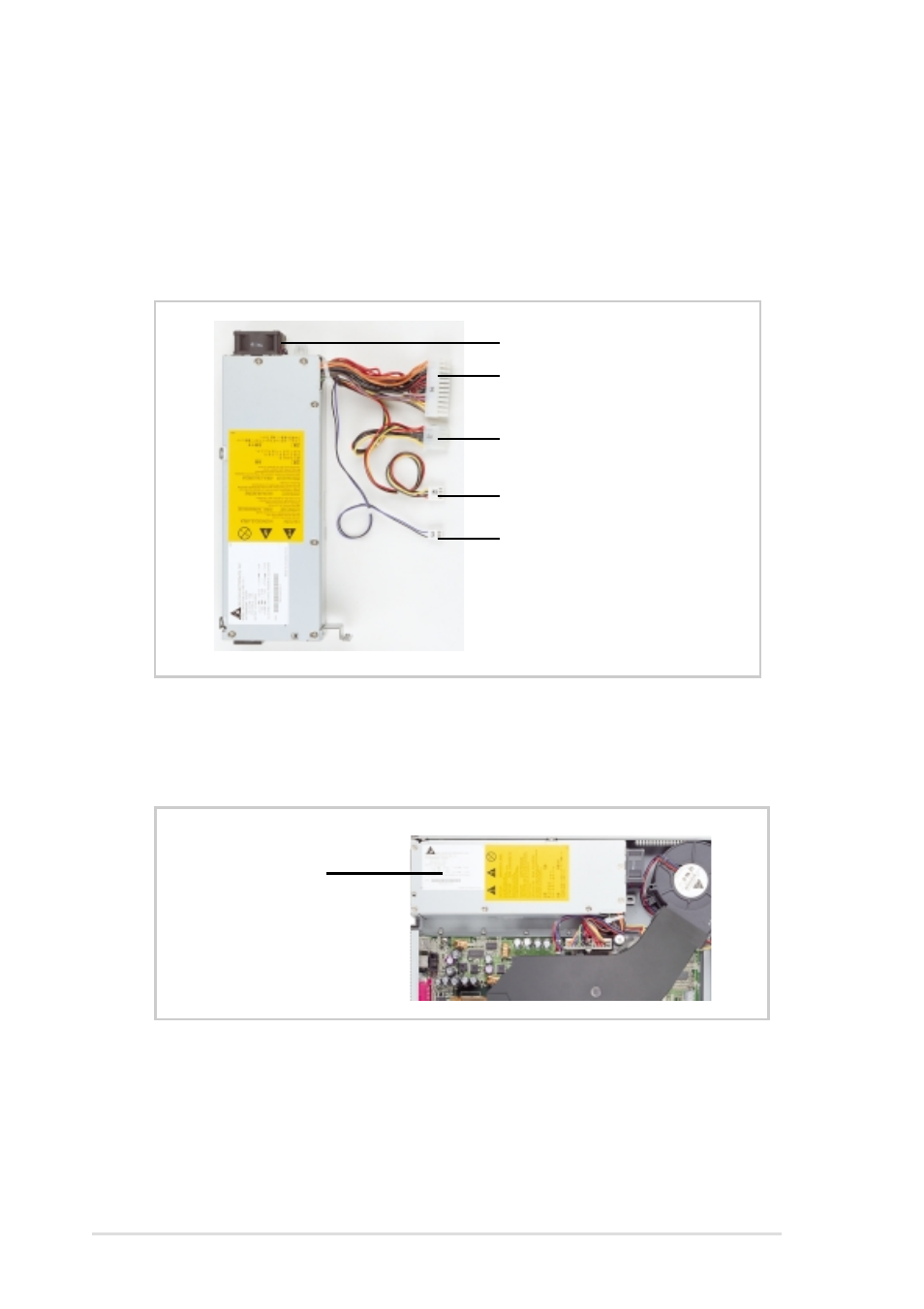 System power supply | Asus DualPentum III 1U Rackmount Server AP1400R User Manual | Page 42 / 44