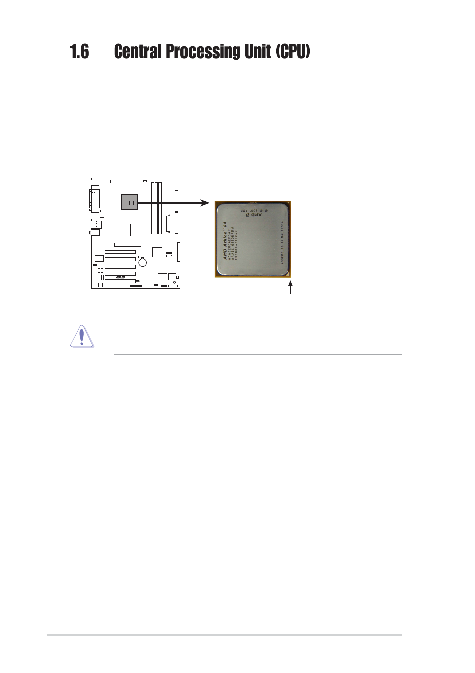 6 central processing unit (cpu), 1 overview | Asus Motherboard K8V-X User Manual | Page 18 / 84