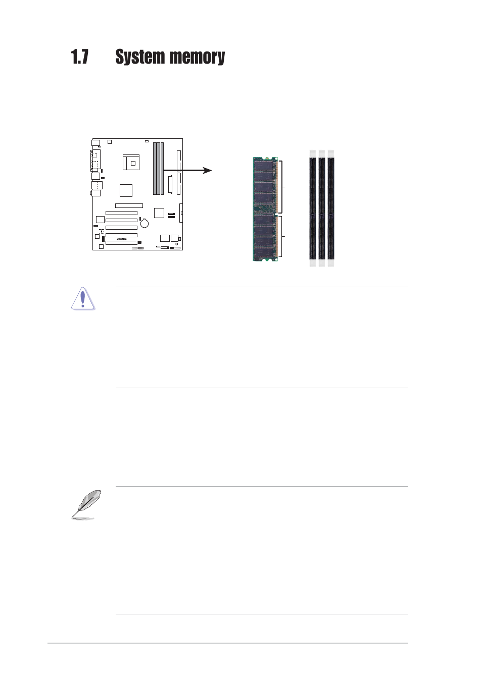 1 dimm sockets location, 10 chapter 1: product introduction | Asus Motherboard K8V-X User Manual | Page 20 / 84