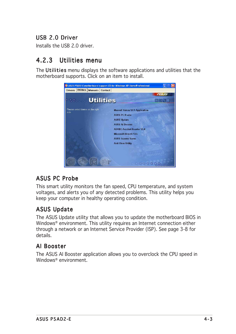 Asus P5AD2-E User Manual | Page 105 / 122