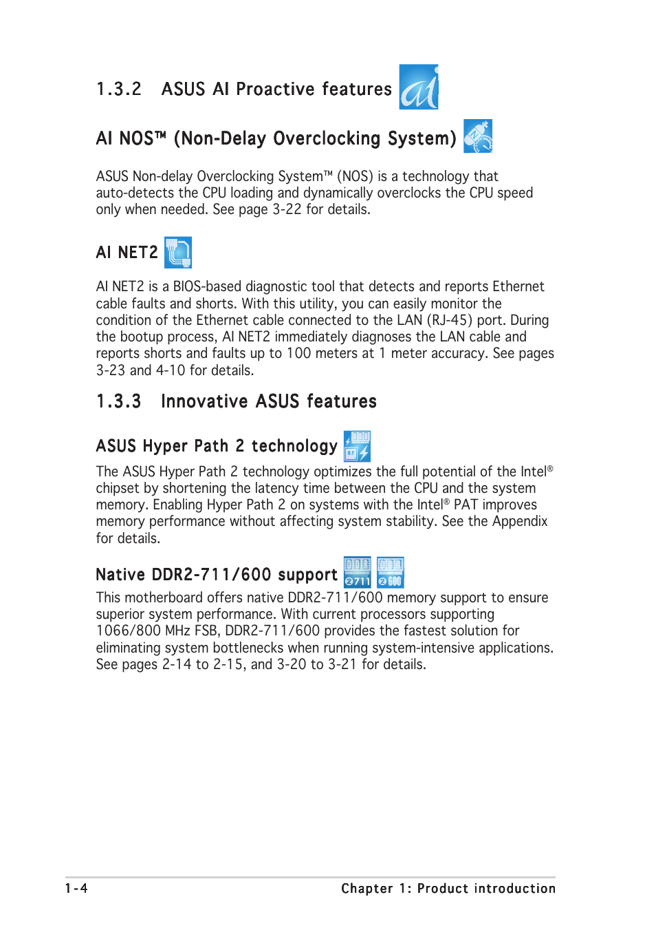 Asus P5AD2-E User Manual | Page 18 / 122