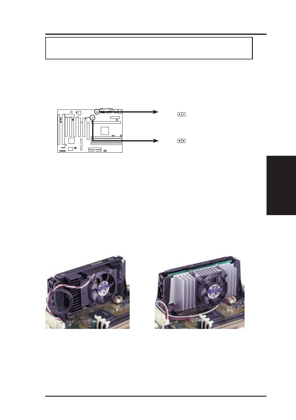 Iii. hardware setup, Recommended heatsinks for slot 1 processors | Asus P2B User Manual | Page 23 / 68