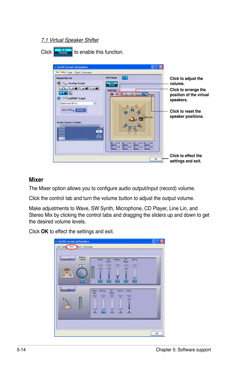 Mixer | Asus VISTA EDITION M2N-PLUS SLI User Manual | Page 118 / 154