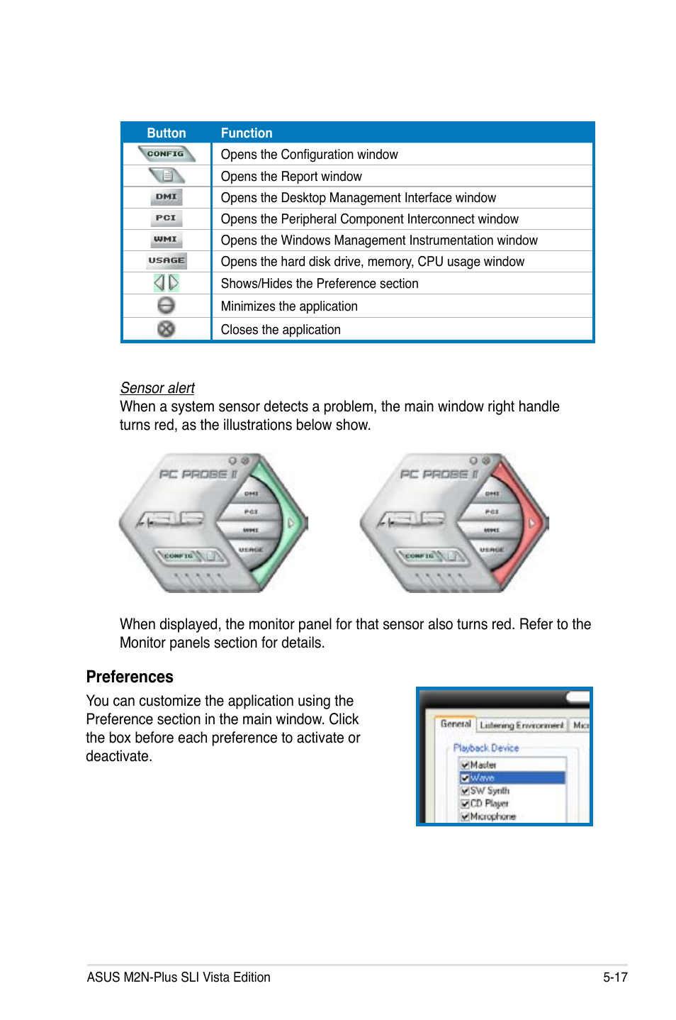 Preferences | Asus VISTA EDITION M2N-PLUS SLI User Manual | Page 121 / 154