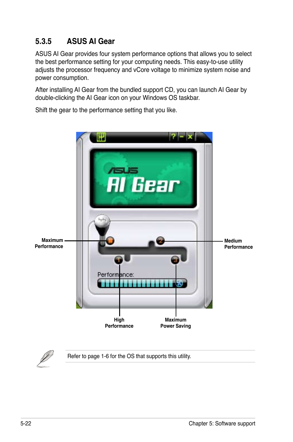 5 asus ai gear | Asus VISTA EDITION M2N-PLUS SLI User Manual | Page 126 / 154