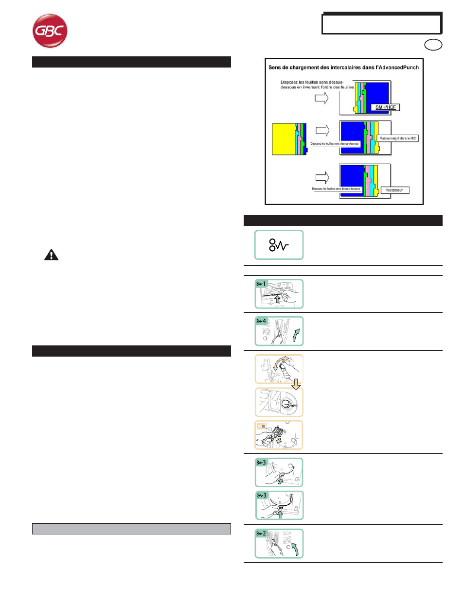 Advancedpunch | GBC AdvancedPunch User Manual | Page 13 / 20