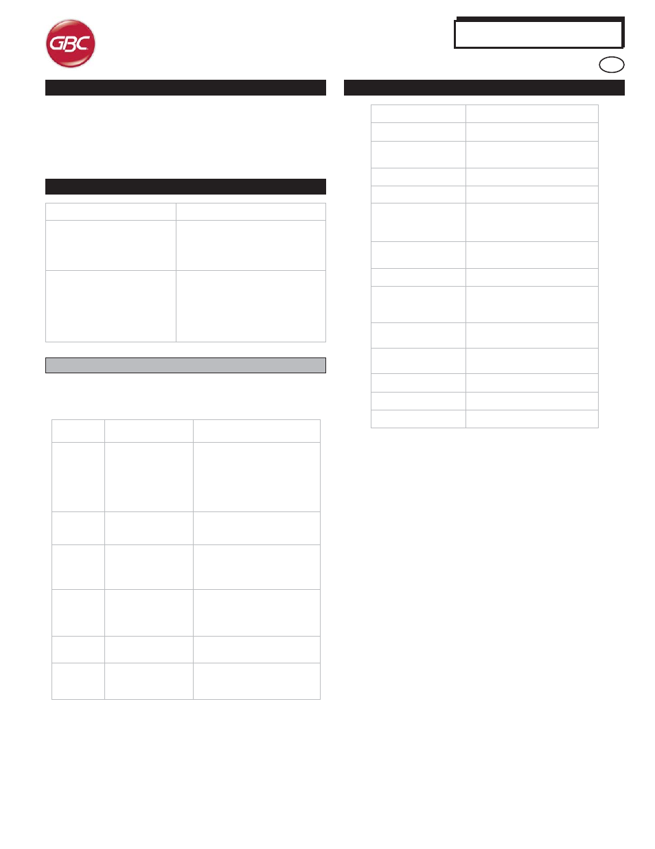 Advancedpunch | GBC AdvancedPunch User Manual | Page 14 / 20