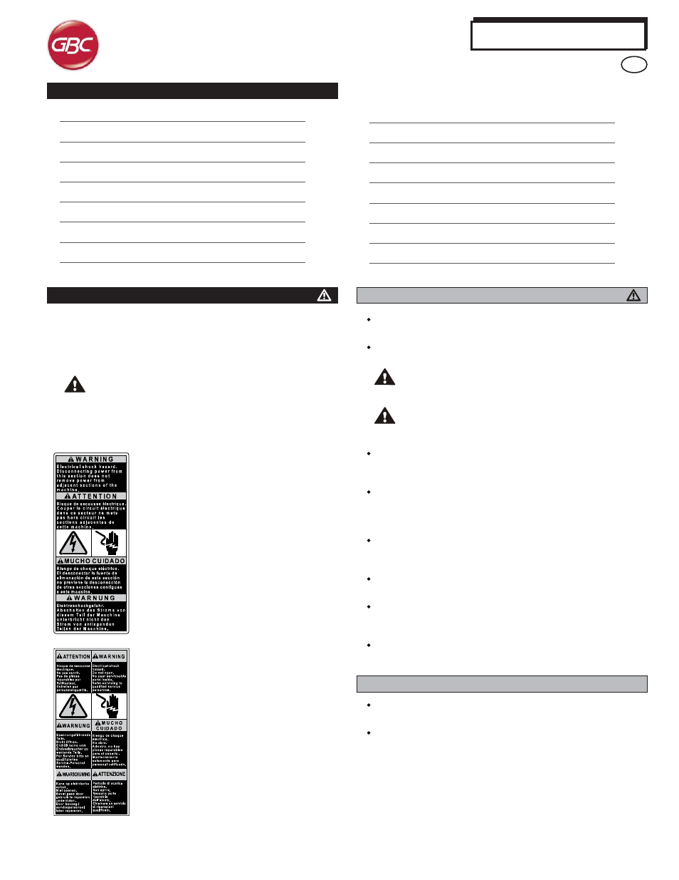 Advancedpunch | GBC AdvancedPunch User Manual | Page 15 / 20