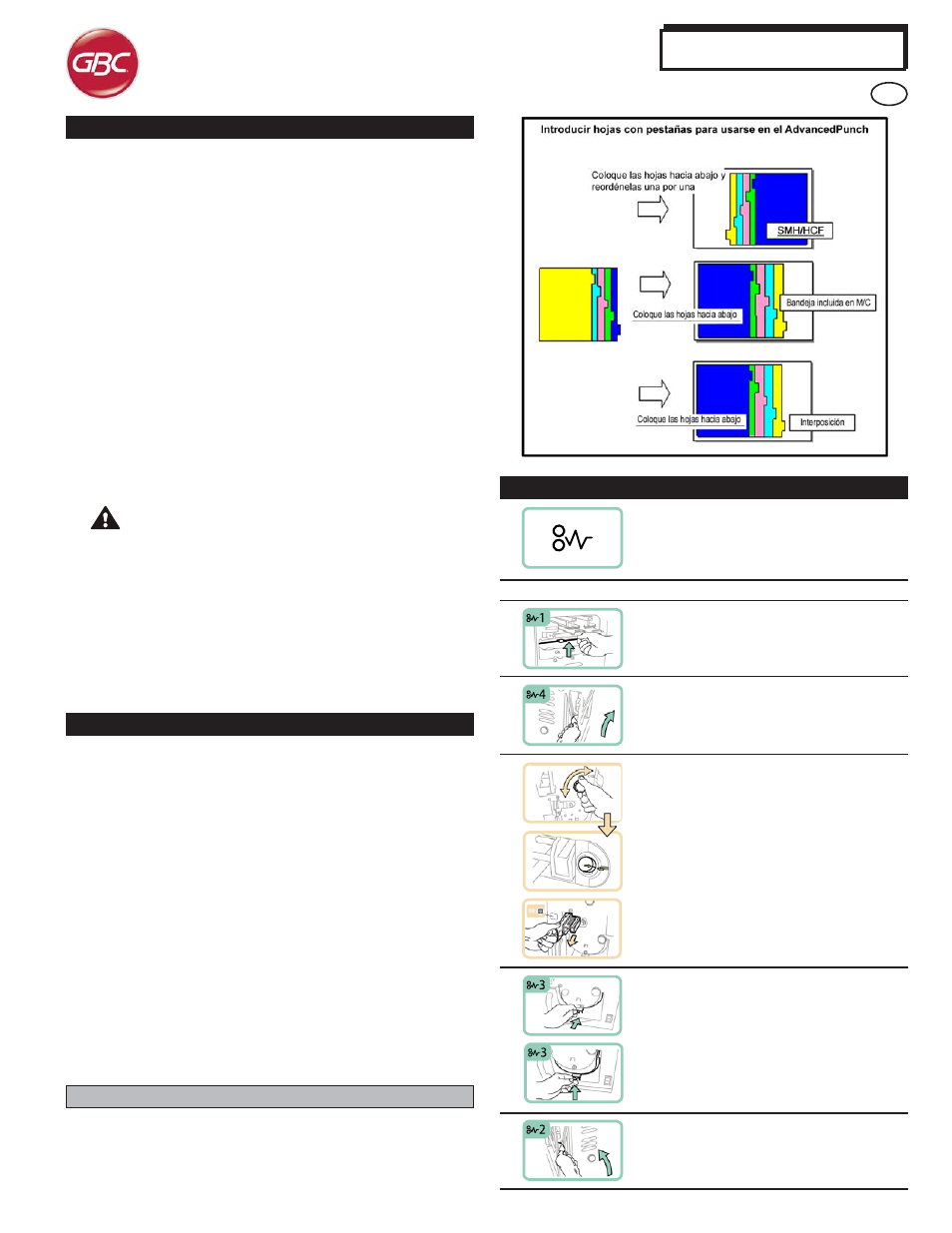 Advancedpunch | GBC AdvancedPunch User Manual | Page 19 / 20