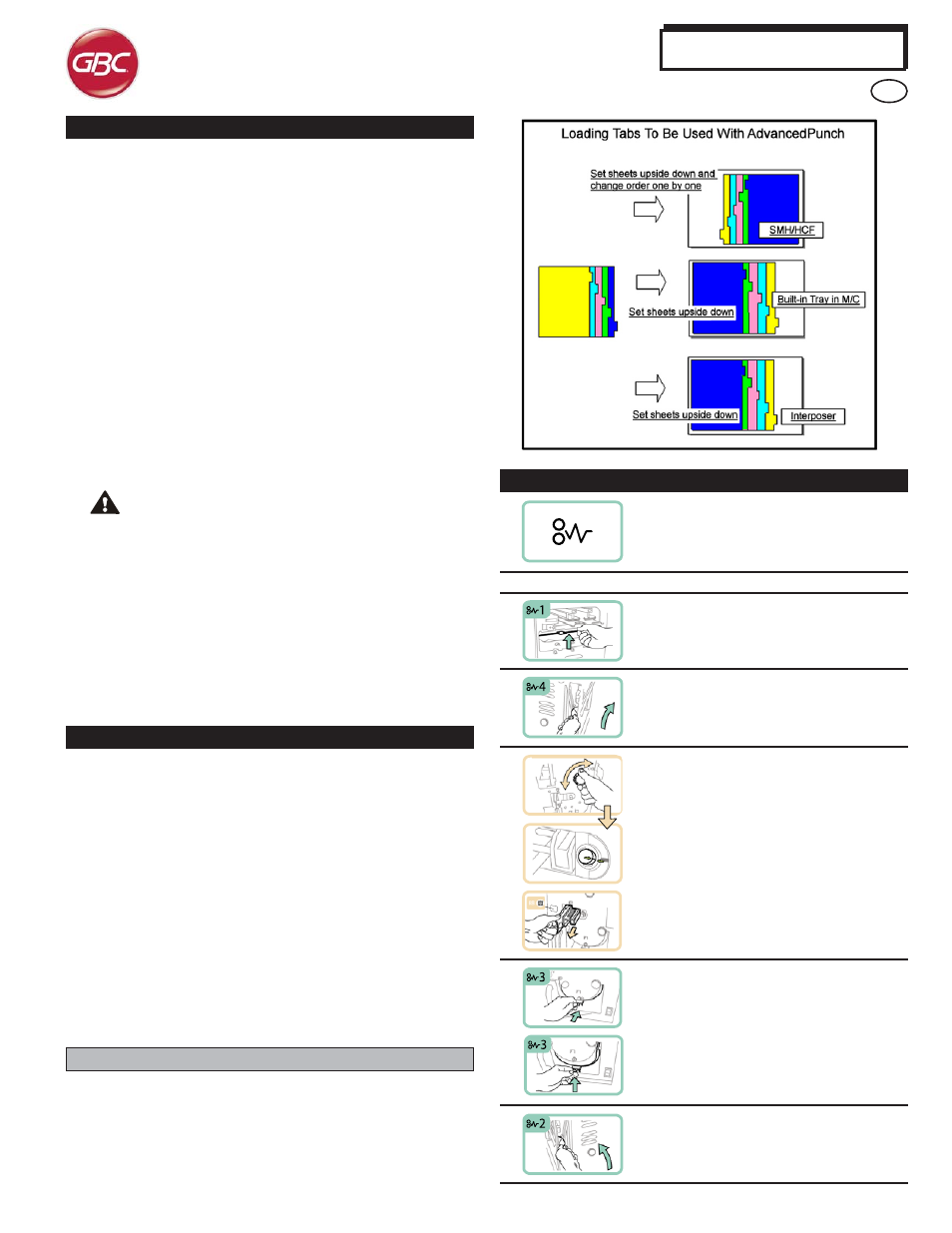 Advancedpunch | GBC AdvancedPunch User Manual | Page 7 / 20