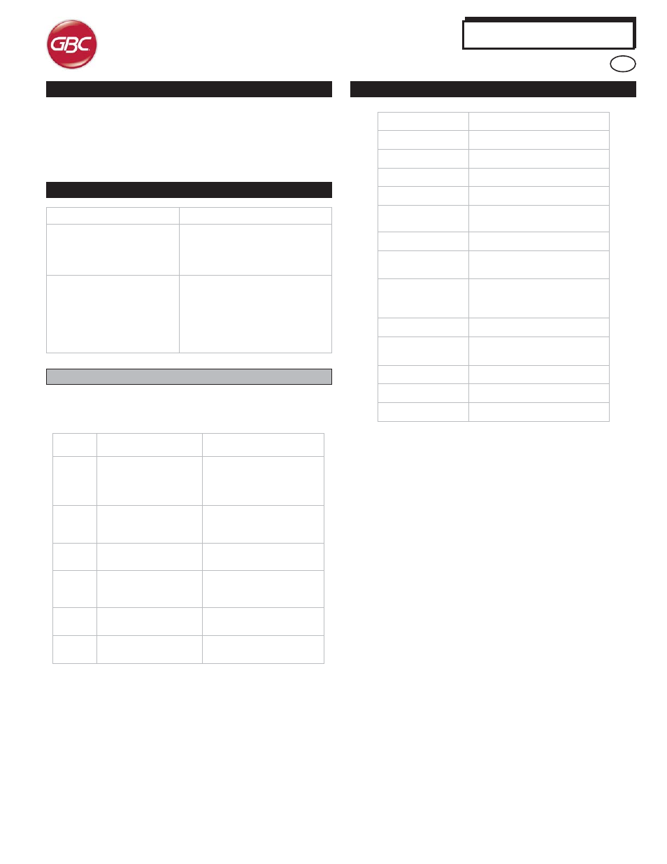 Advancedpunch | GBC AdvancedPunch User Manual | Page 8 / 20