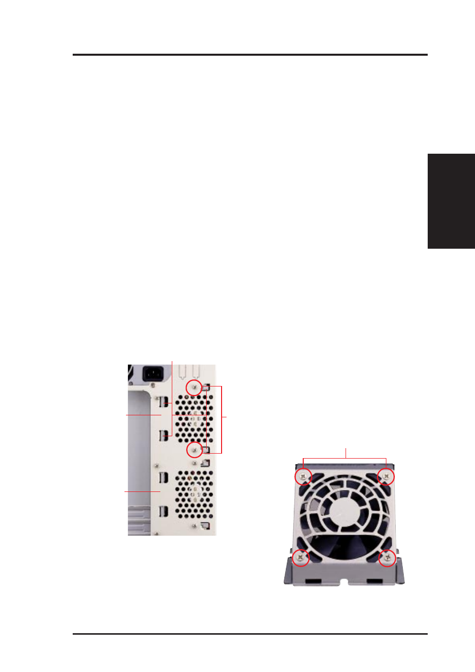 Ii. system components, Chassis circulation system, Rear cooling fans | Asus Dual Pentium II Department Server AP2500 User Manual | Page 15 / 40