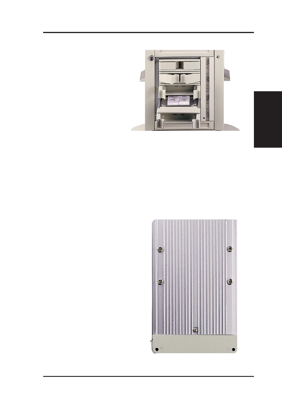 Ii. system components, Hot-swap bay, Hot-swap tray | Asus Dual Pentium II Department Server AP2500 User Manual | Page 23 / 40