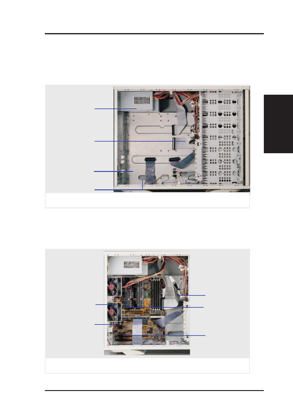 Ii. system components, Device cables, Cable connections | Asus Dual Pentium II Department Server AP2500 User Manual | Page 29 / 40